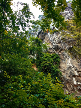 岩石悬崖风景