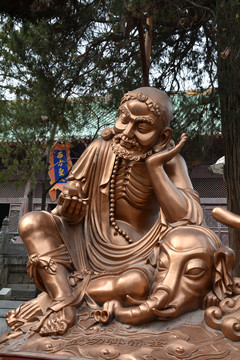 少林寺雕塑