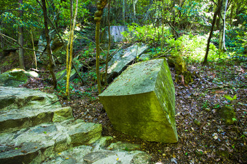 棺材石 天峡风景区