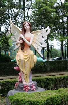 美女仙女精灵雕塑