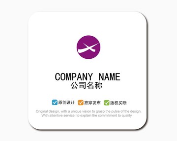 X字母logo