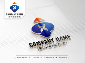 CX字母標(biāo)志設(shè)計 XC標(biāo)志