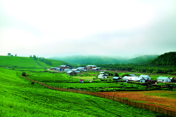 额尔古纳 临江屯 全景