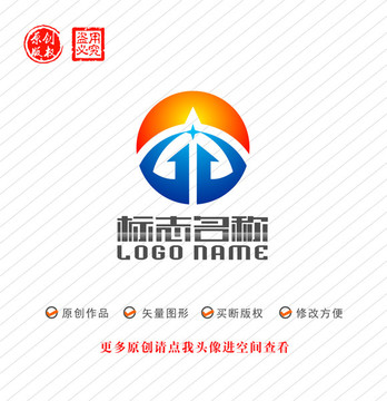 GD字母DG标志科技logo