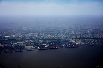 上海浦东航拍图