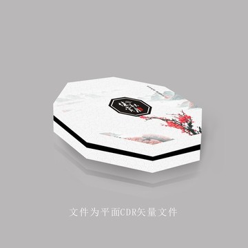 八角盒梅月平面圖