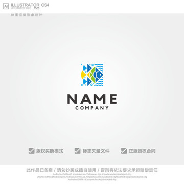 魚標(biāo)志 魚logo