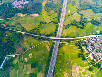 公路 高速公路 航拍