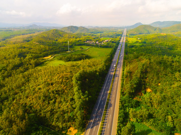 高速公路 公路 航拍大地