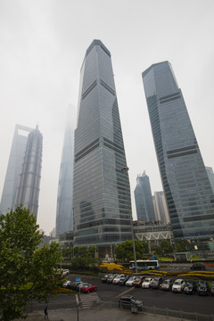 上海陆家嘴建筑群风景