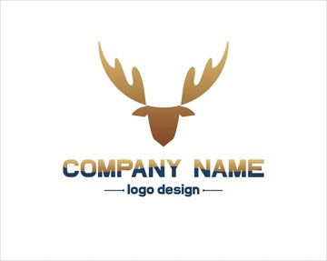 鹿首logo
