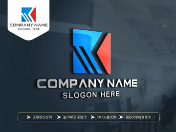 K字母LOGO設(shè)計(jì) 標(biāo)志設(shè)計(jì)