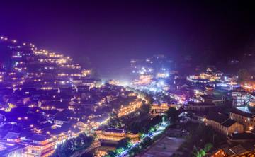 西江千户苗寨夜景