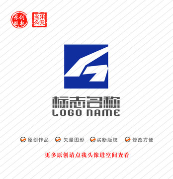 FH字母HF标志公司logo