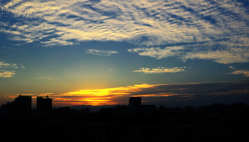 瑰丽晚霞 夕阳美景