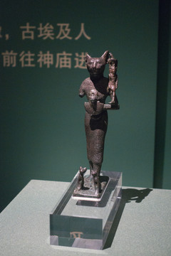古埃及巴斯特女神青铜像