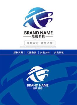 標(biāo)志 logo T字母