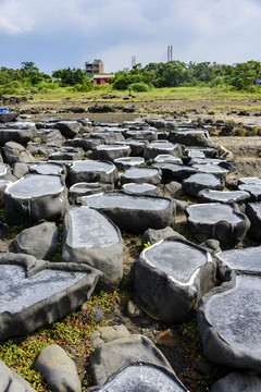 海南儋州白马井千年古盐田