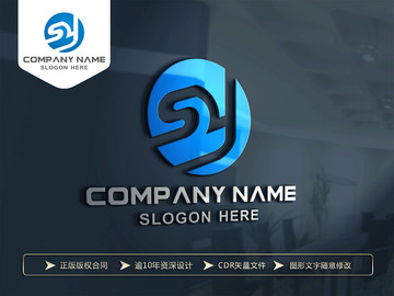 SY字母LOGO设计 标志