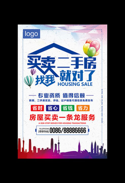買賣二手房海報(bào)