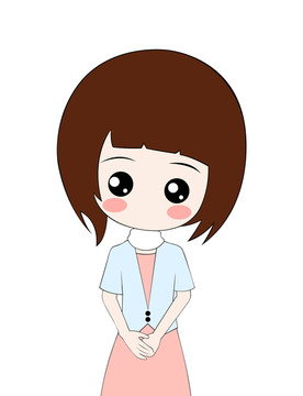 呆萌女孩頭像