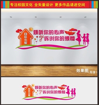 心理咨詢室文化墻