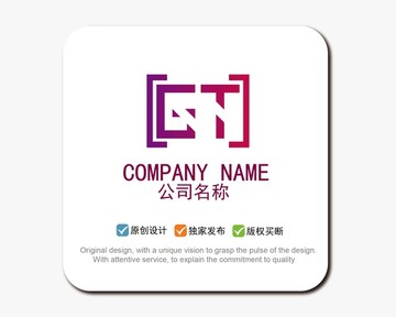 GT字母 logo標(biāo)志