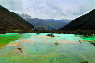 阿坝州 松潘县 黄龙 景区