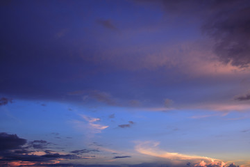 彩霞 天空