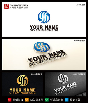 原創(chuàng)YH電子科技信息logo