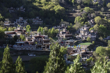 川西藏寨风光