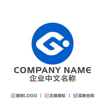 字母G j 企业LOGO