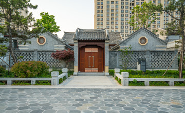 中式别墅大门