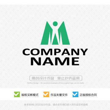 M字母 LOGO設計