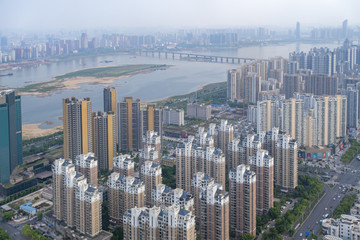 鳥瞰南昌城市建筑景觀