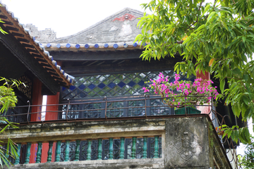中式古建筑露台
