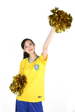 巴西足球啦啦队