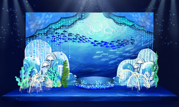 海洋婚禮迎賓區(qū)