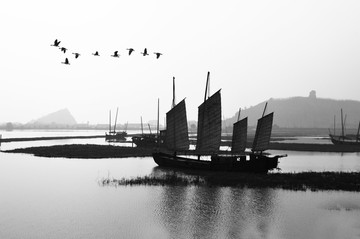 太湖帆船