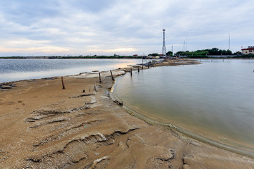 海滨暮色