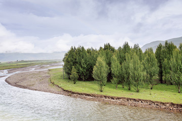 稻城山水