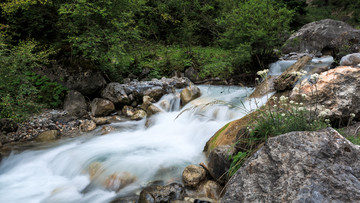 山涧溪流