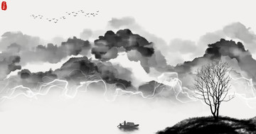 水墨山水
