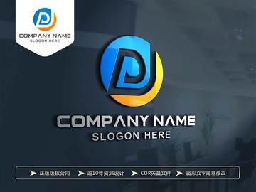 D字母 DJ字母LOGO設(shè)計(jì)