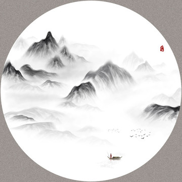 水墨畫(huà) 山水畫(huà) 國(guó)畫(huà)山水 山水