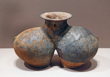 新石器时代双体陶罐