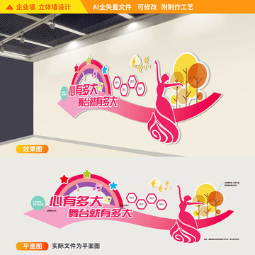 舞蹈舞美培訓(xùn)立體墻