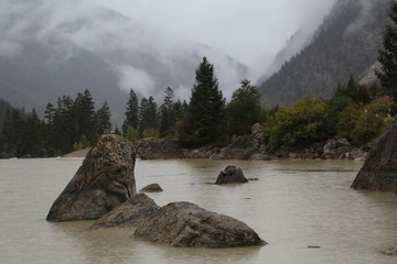 高山湖泊 然乌湖