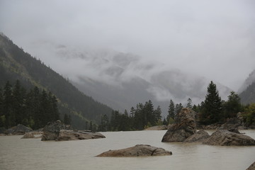 高山湖泊 然乌湖