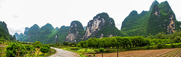 桂林山水 杨堤 浪石村